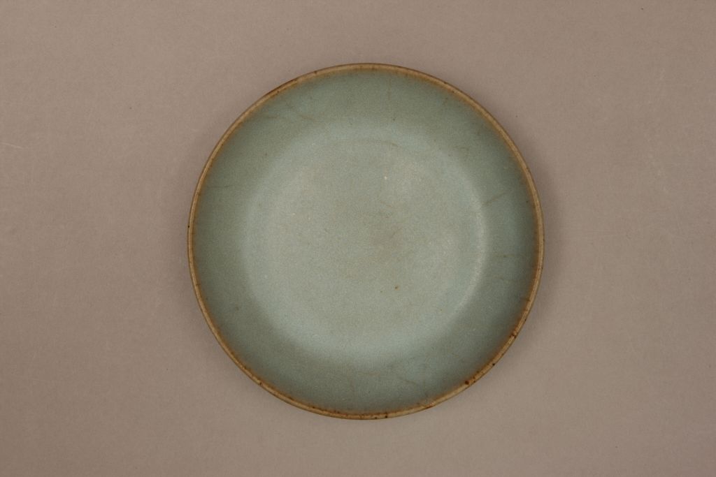 图片[2]-Jun Kiln Sky Blue Glaze Foot Plate-China Archive